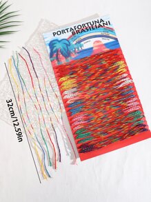 100入組彩色幸運編繩手鏈 - 彩色 - 查看 2