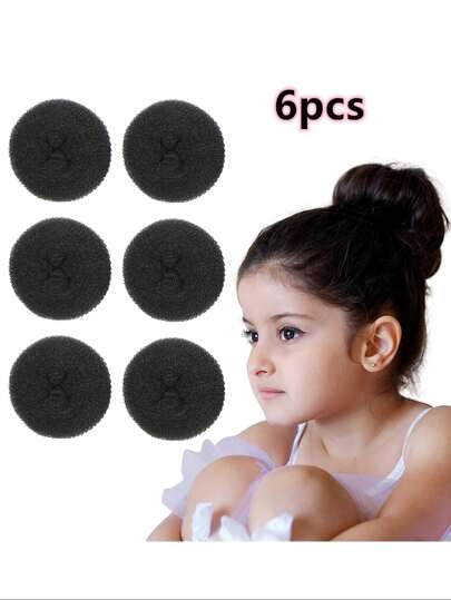 Extra Small Hair Bun Maker For Kids, 6 PCS Chignon Hair Donut Sock Bun Form For Girls, Mini Hair Doughnut Shaper For Short And Thin Hair (Small Size 2 Inch, Beige)Black, Hair Rollers, Heatless Curls, Hair Curler, Hair Products And Accessories For Barber Salon Beauty Back To School, Travel Holiday Essentials, Hair Accessories Hair Curlers, Curly Hair Brush,Curly Hair,Hair Rollers,Hair Curler,Heatless Curl,Heatless Curls,Hair Curlers,Rollers,Hair Curl,Rollers For Hair,Curly Hair Tools,Hair Rollers,Hair Roller,Curls Diffuser,Hair,Travel,Hair Products,Hair Tools,Hair Stuff,Barber,Barber Accessories,Barbershop,Hairdressing Equipment