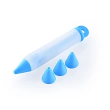 1pc Silicone Decorating Pen For Cake Decorating - Blue - View 6