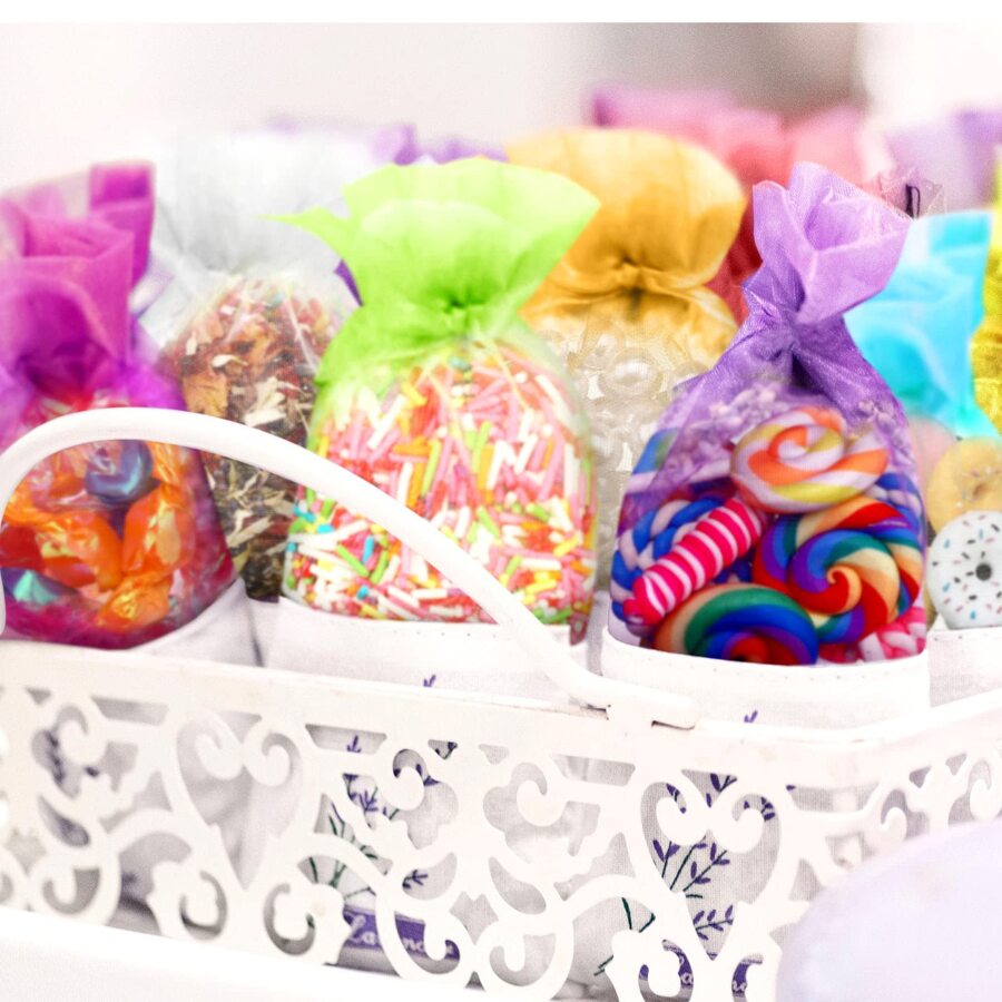 50pcs Organza Gift Bags, Jewelry Pouches, Mesh Drawstring Bags, Wedding