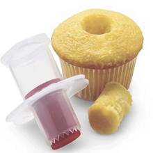 1/2pcs Cupcake Corer, Plastic Cake & Bread Hole Punch Baking Decorating Tool