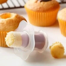 1/2pcs Cupcake Corer, Plastic Cake & Bread Hole Punch Baking Decorating Tool