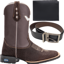 Django Men Boots - 鏽棕色 - 查看 1