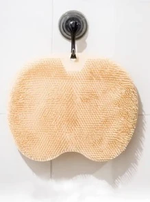 件淋浴足刷按摩墊、淋浴絲瓜絡、浴室足部清潔器死皮去除清潔工具 - 橘色 - 查看 7