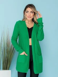 Women Coats - 綠色 - 查看 2