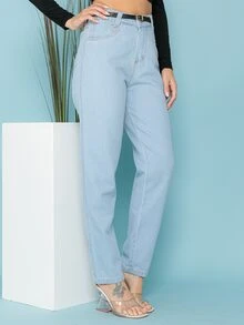 Women Jeans - Màu xanh nhạt - Xem 3