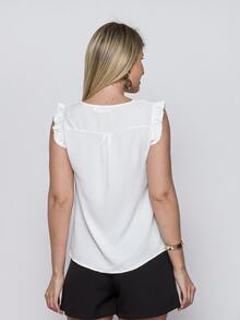 Women T-Shirts - 白色 - 查看 2