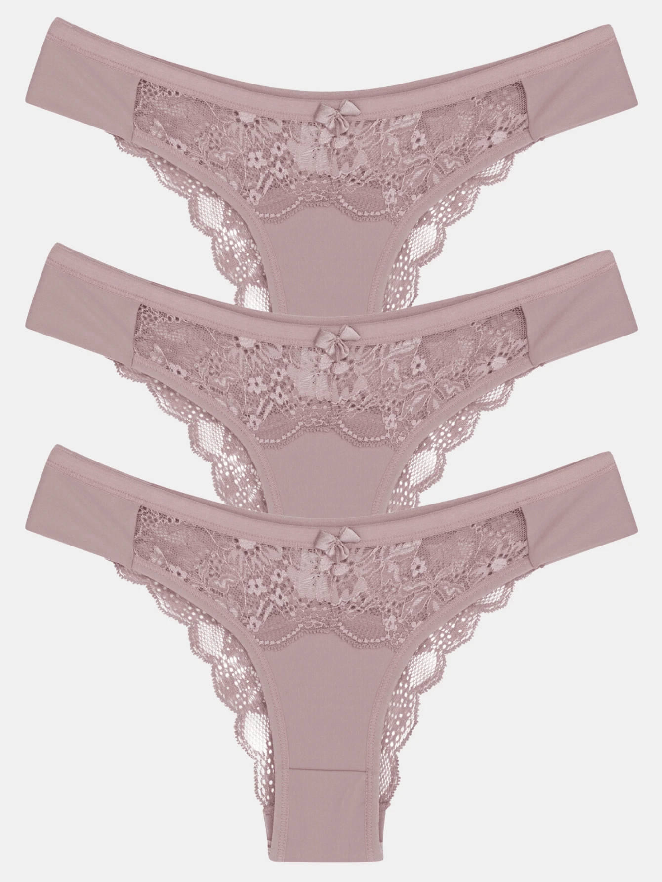 Women Thongs - 紫丁香色 - 查看 1