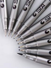 Set de Plumas , Pluma de dibujo para describir & dibujar , Pluma para dibujo - Negro - Ver 2