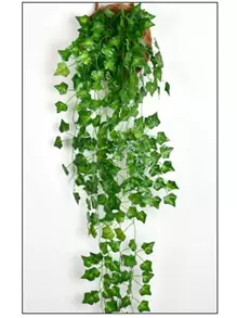 1pc Plastic Artificial Ivy Leaf - Green - View 1
