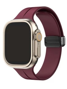 Smartwatch Band - Màu Đỏ Sâu - Xem 1