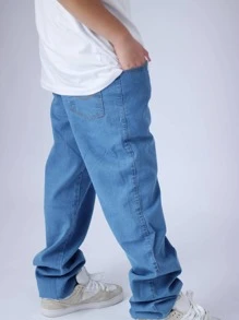 Men Pants - Dark Wash - View 2