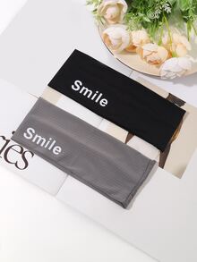 1 pieza Diadema deportiva de hombres - Gris Oscuro - Ver 2