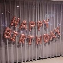 13pcs/Set Letter Design Birthday Decorative Balloon,Christmas