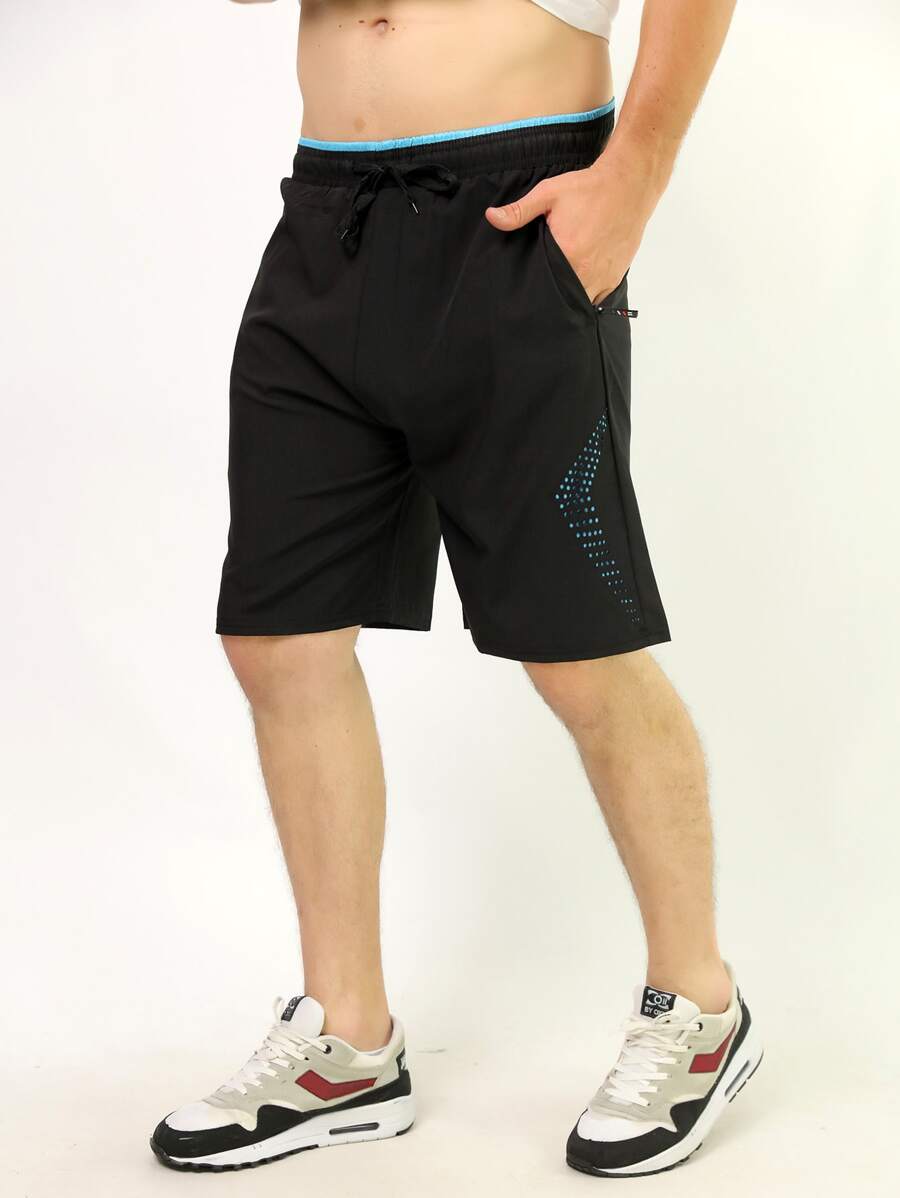 Men Shorts - 藍色 - 查看 1