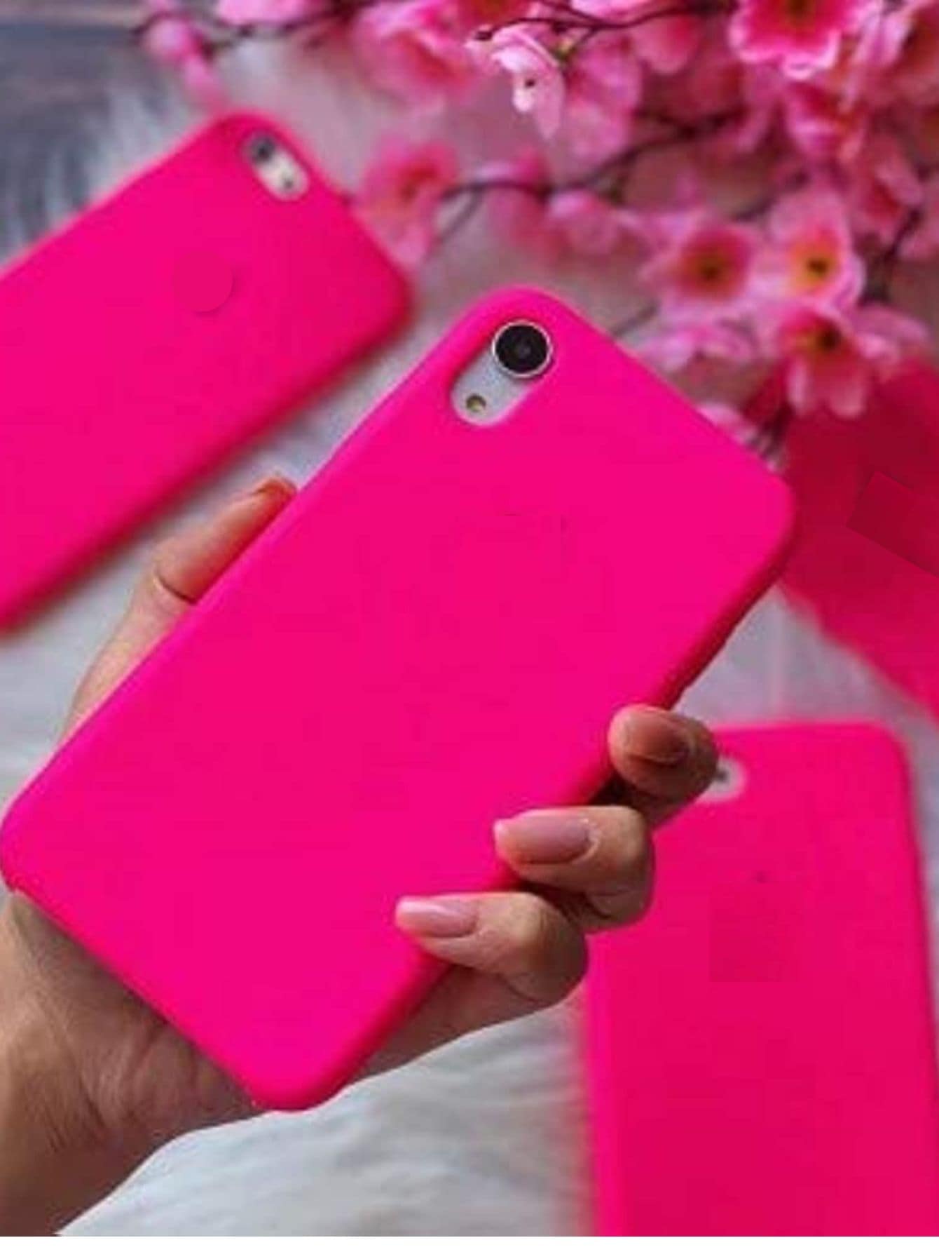 Phone Cases - Màu Hồng Tươi - Xem 1