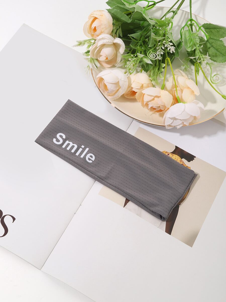 1 pieza Diadema deportiva de hombres - Gris Oscuro - Ver 1