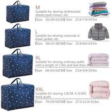 1pc Rocket Patterned Quilt Storage Bag For Clothing And Bedding, Home Organizer