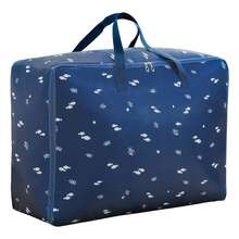 1pc Fish Patterned Quilt Storage Bag, Clothing Organizer For Home