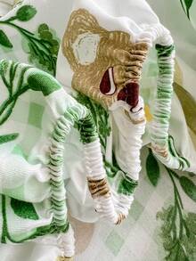 1pc Solid Color Bed Cover Sheet For Mattress, Mattress Protector - White - View 9