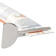 Metallic Toothpaste Squeezer And Tube Squeezer Key, Cream & Paint Extrusion Tool For Household Bathroom, Random Style - Silver - View 7