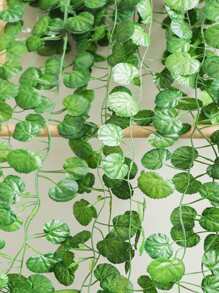 1pc Artificial Plastic Ivy Leaf - Green - View 2