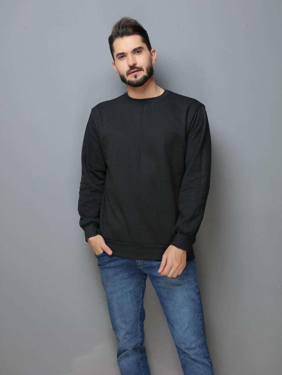 Men Sweatshirts - màu đen - Xem 1