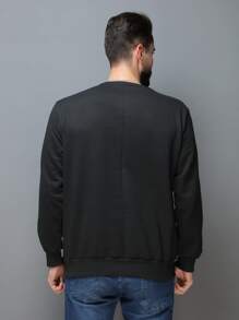 Men Sweatshirts - màu đen - Xem 2