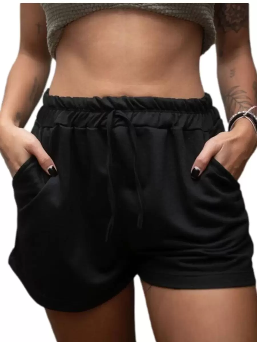 Women Shorts - 灰色 - 查看 1