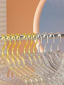 1pc ABS Hanger, Modern Glitter Clothes Hanger For Household