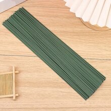 30入組/60入組綠色鐵絲包裹花莖插花、家居裝飾、人造花 - 綠色 - 查看 5