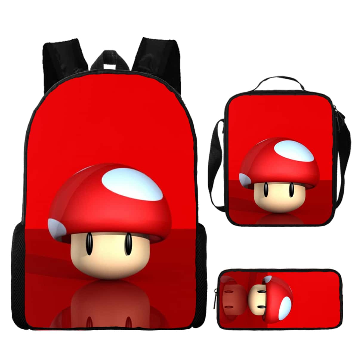 Set de 3 Comic Book Mochila Estudiante Mochila Capitán Viajes Escuela Mochila Niños - Multicolor - Ver 1