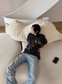 Men T-Shirts - màu đen - Xem 3