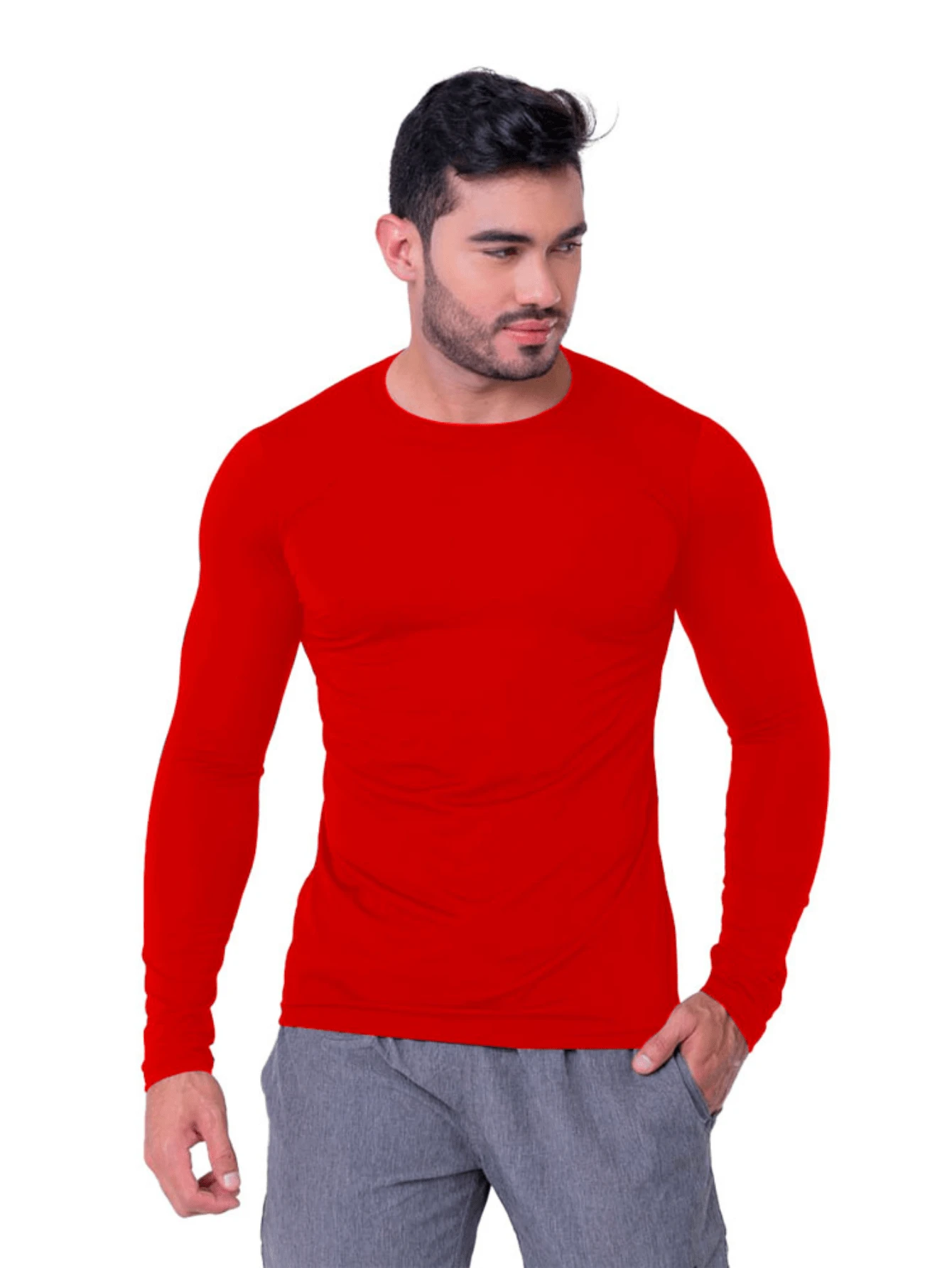Men T-Shirts - 紅色 - 查看 1