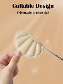 Suricat 運動鞋後跟貼，中性，防止鞋子摩擦，覆蓋鞋子破損內部，自粘，貝殼形和隱形