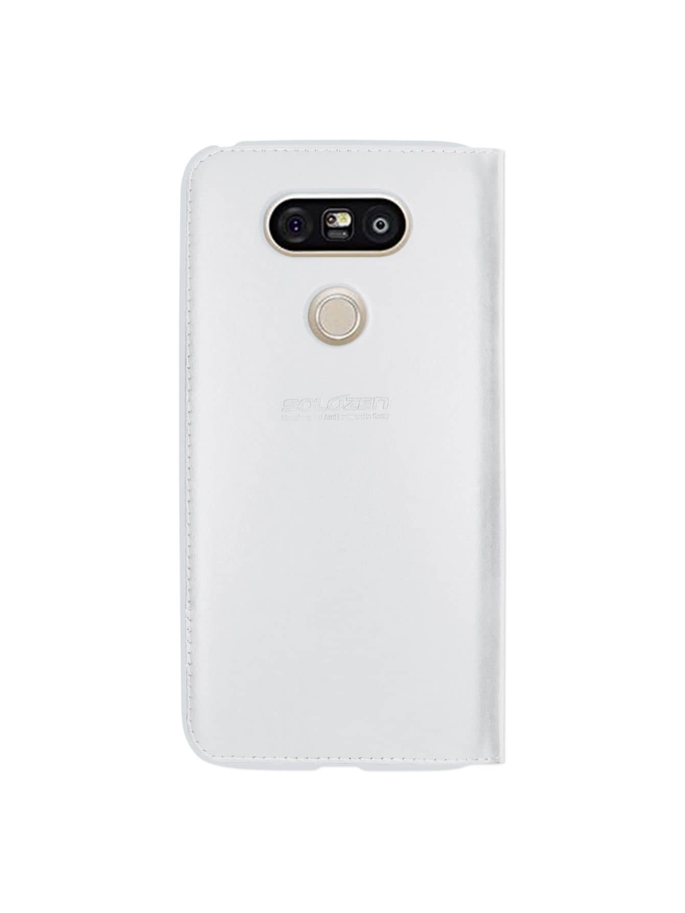 Funda Slim View Flip Cover Para LG G5 - Blanco - Ver 1
