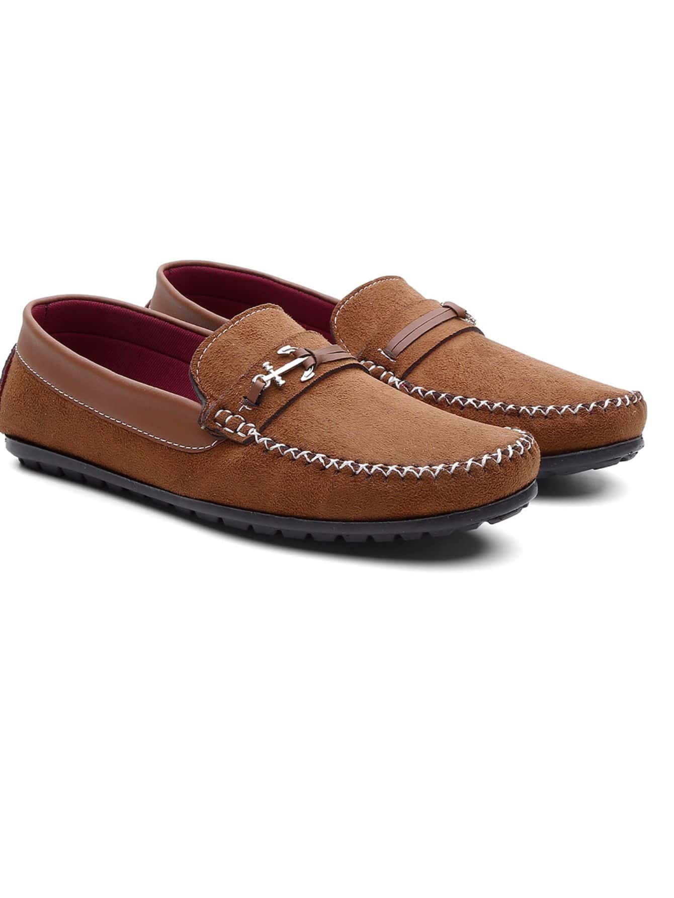 Men Loafers - 駝色 - 查看 1