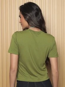 DELLAMARCA Women T-Shirts - 綠色 - 查看 2