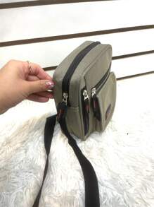 Men Crossbody Bags - Màu be - Xem 3