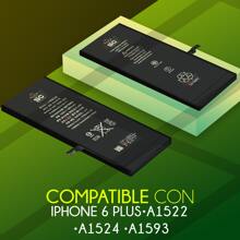 Batería Pila de Repuesto para iPhone 6 Plus A1522 A1524 A1593 2915mAh Reales, Con Kit de Herramientas Refacción Reparación - iPhone 6p - Ver 2