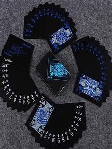 防水撲克防水撲克牌撲克牌,防水,可水洗和耐磨,派對蒐集遊戲,派對用品,生日用品,花切聯係撲克,創意卡適合派對,派對用品,派對遊戲卡(1套裝撲克)