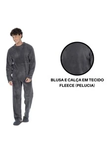 Men Loungewear Sets - Màu xám đen - Xem 3