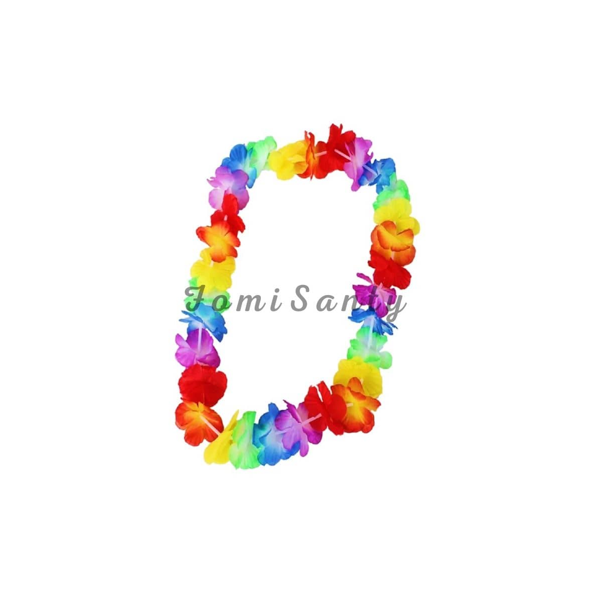 Docena de collares hawaianos - Multicolor - Ver 1
