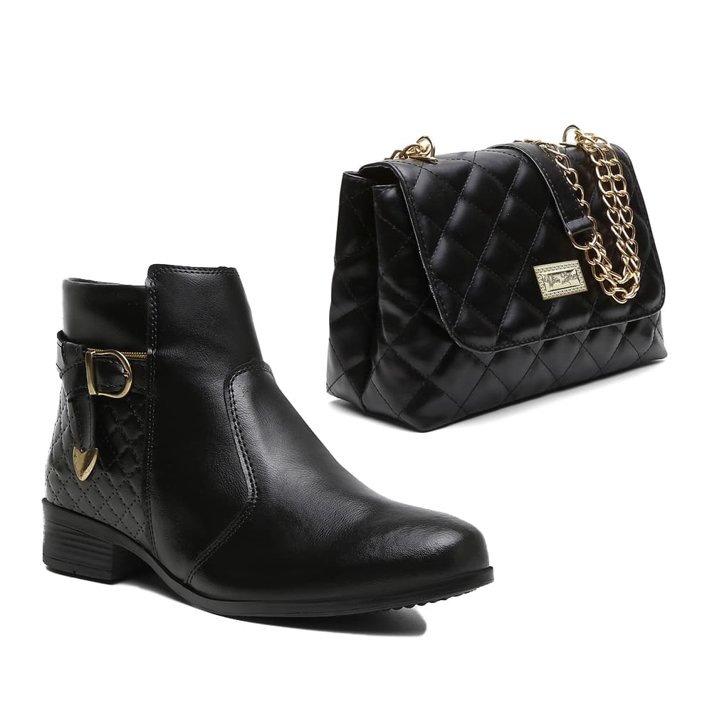 Women Fashion Boots - màu đen - Xem 1