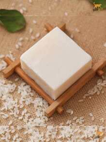 Pack 3 Jabón de leche de arroz Tailandes Hidratante y Blanqueador / Aclarante de Hierbas Naturales Tailandesas con colageno para suavizar la Piel  Pack con 3 jabones de arroz de Tailandia - Blanco - Ver 4