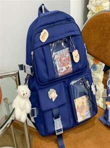 Women Functional Backpacks - 藍色 - 查看 1