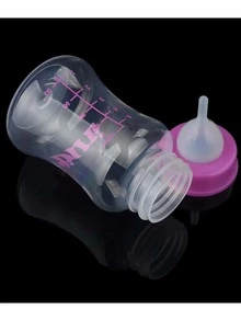 BIBERON MAMILA PARA GATO/PERRO RECIEN NACIDO SET 6 PIEZAS CON CEPILLO DE LIMPIEZA - Rosa - Ver 3