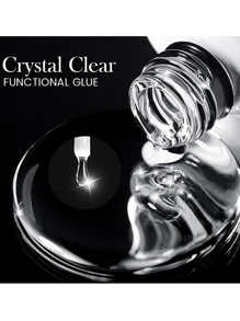 Kit Rubber Base Coat + Rubber Top Coat Para Uñas Uv Gel - Blanco - Ver 2