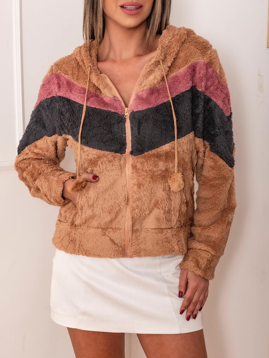 Women Sweatshirts - màu nâu - Xem 1