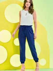 Women Pants - Azul Marino - Ver 4